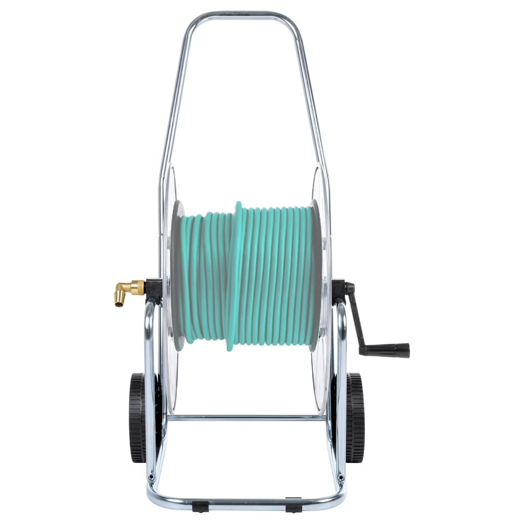 vidaXL Hose Reel Cart for 80 m 3/4" Hose Steel 1