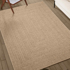 vidaXL Rug ZIZUR 80x250 cm Jute Look Indoor and Outdoor 3