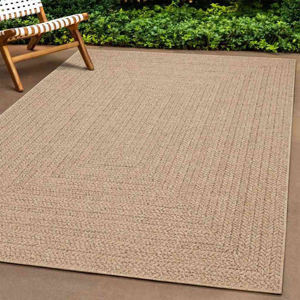 vidaXL Rug ZIZUR 80x250 cm Jute Look Indoor and Outdoor 1