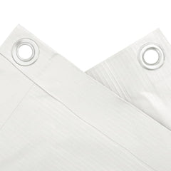 vidaXL Balcony Privacy Screen White 700x120 cm PVC 4