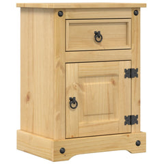 vidaXL Bedside Cabinet Corona 45x35x64 cm Solid Wood Pine 2