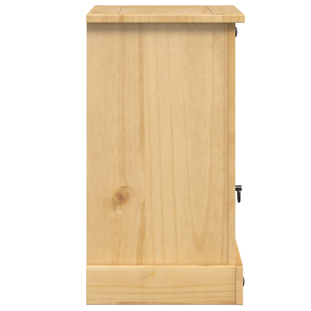 vidaXL Bedside Cabinet Corona 45x35x64 cm Solid Wood Pine 5