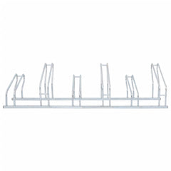 vidaXL Bicycle Stand for 6 Bikes Floor Freestanding Galvanised Steel 3