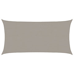 Sunshade Sail 160 g/m² Rectangular Light Grey HDPE, image 2