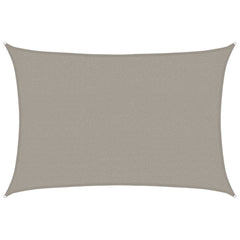 vidaXL Sunshade Sail 160 g/m² Rectangular Light Grey 2.5x3.5 m HDPE 2