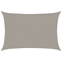 vidaXL Sunshade Sail 160 g/m² Rectangular Light Grey 3x4 m HDPE 2