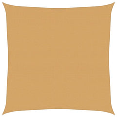 vidaXL Sunshade Sail 160 g/m² Square Sand 7x7 m HDPE 2