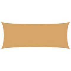 vidaXL Sunshade Sail 160 g/m² Rectangular Sand 2x5 m HDPE 2