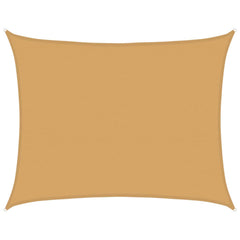vidaXL Sunshade Sail 160 g/m² Rectangular Sand 6x7 m HDPE 2
