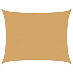 vidaXL Sunshade Sail 160 g/m² Rectangular Sand 6x8 m HDPE 2
