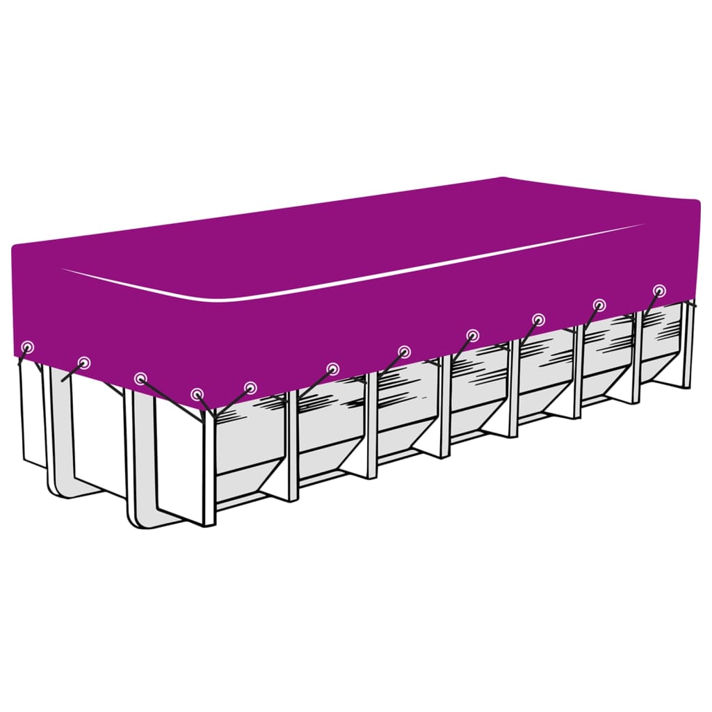 vidaXL Trailer Net Green 3x5 m HDPE 5