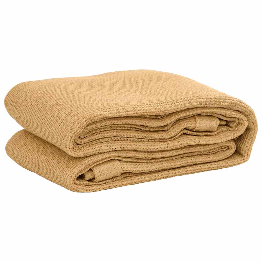 vidaXL Tent Carpet Sand 250x550 cm HDPE 2