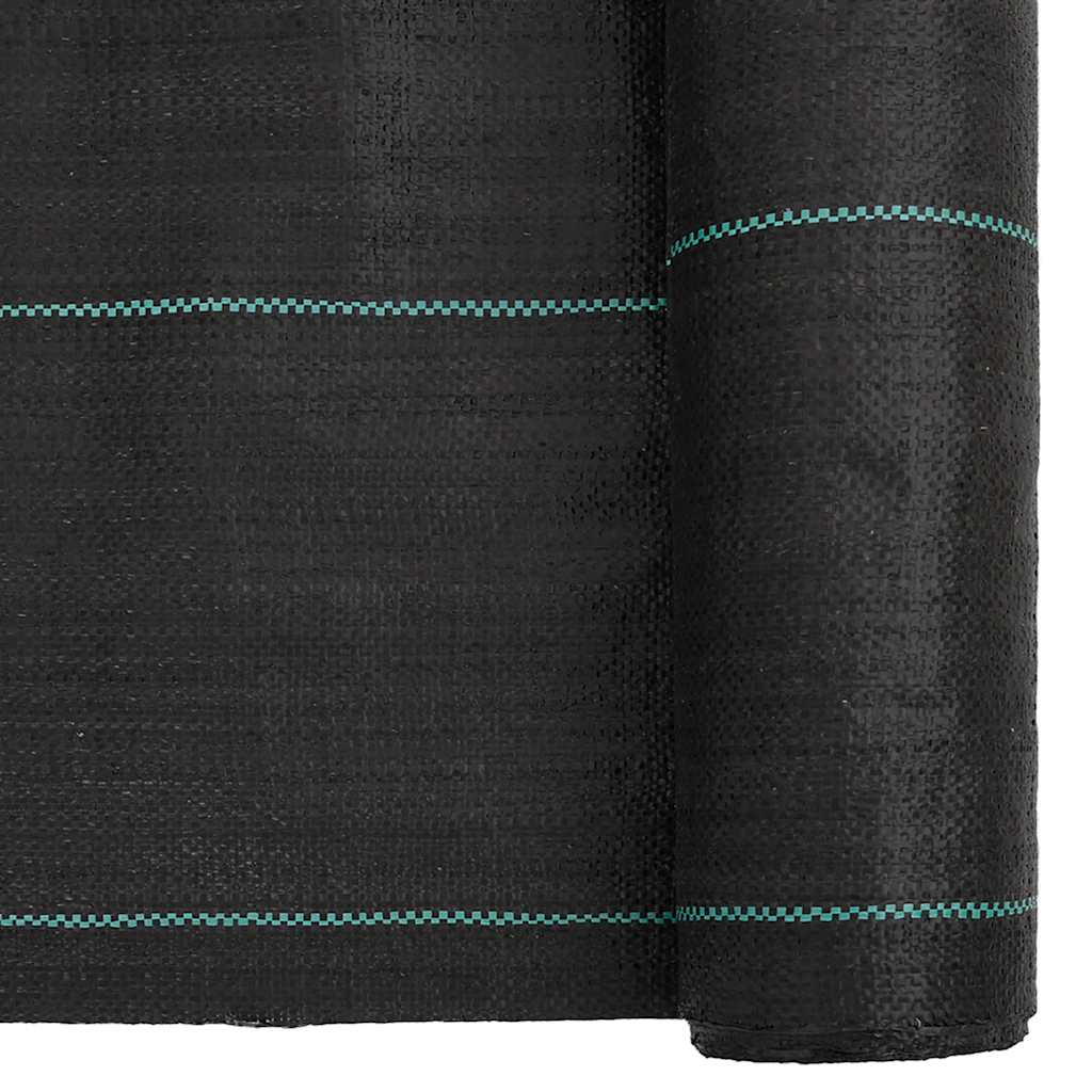 Weed Membrane PP Black Width 1.5 m 100 m