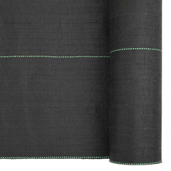 vidaXL Weed Membrane Black 0.5x150 m PP 6