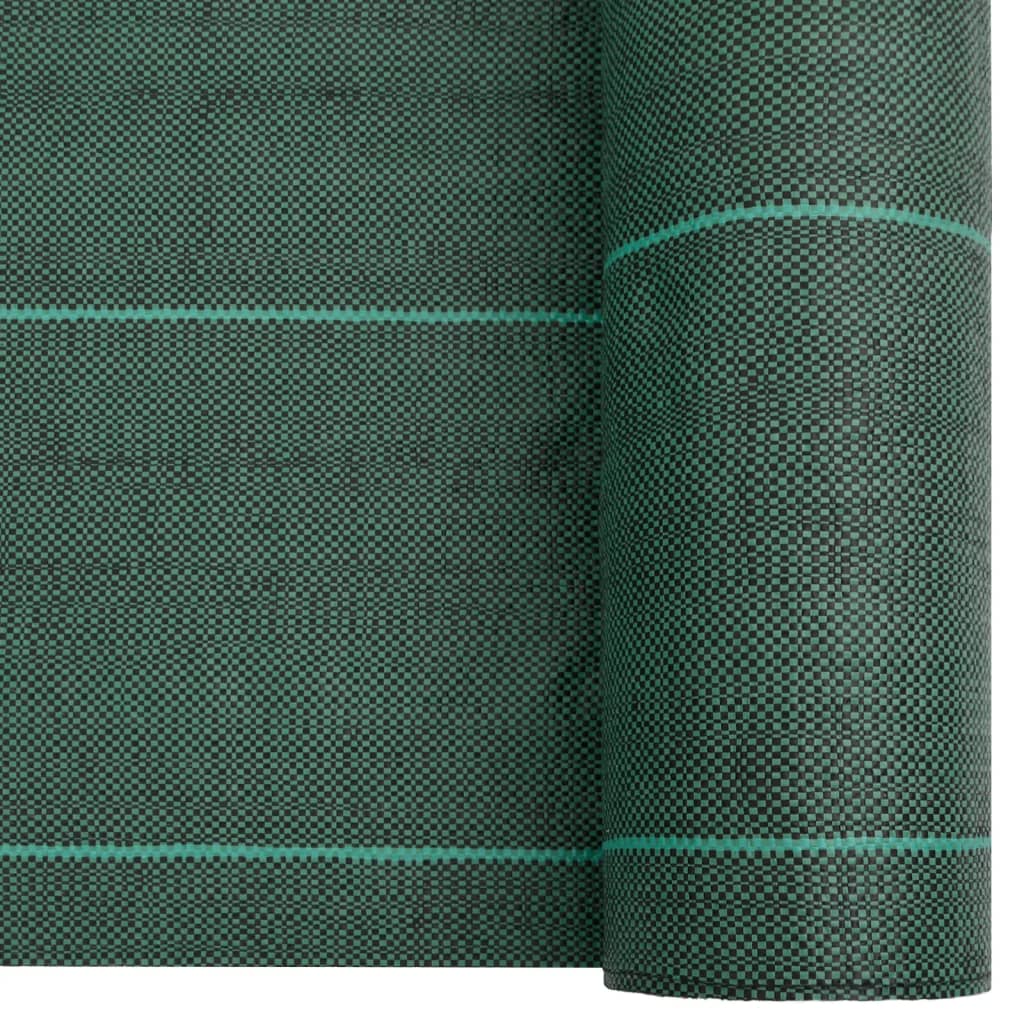 vidaXL Weed Membrane Green 1x200 m PP 4