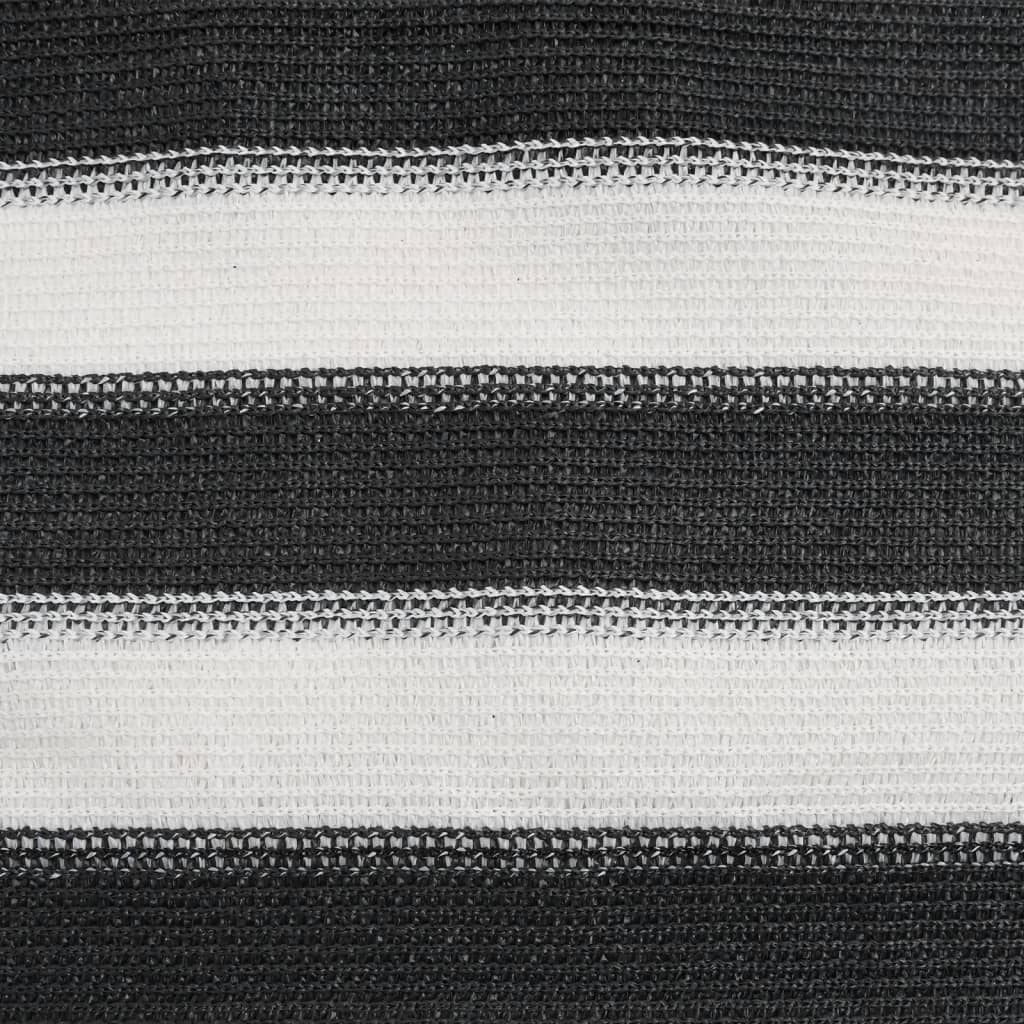 vidaXL Privacy Net Anthracite and White 1.5x50 m HDPE 75 g/m² 6