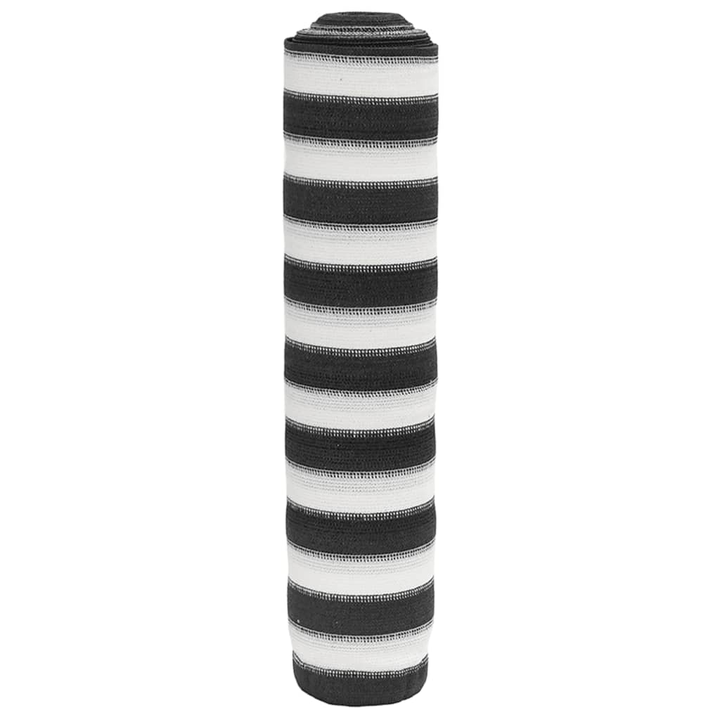 vidaXL Privacy Net Anthracite and White 1.8x50 m HDPE 195 g/m² 1