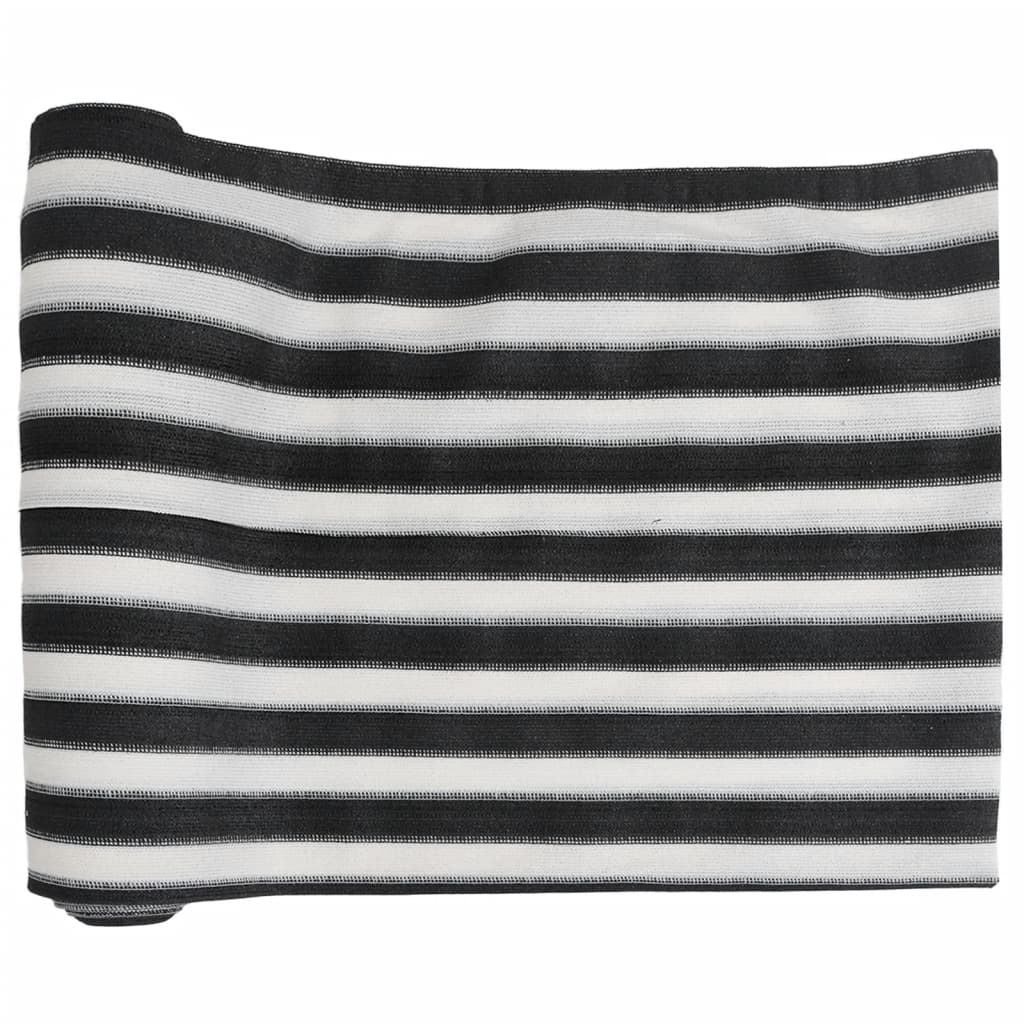 vidaXL Privacy Net Anthracite and White 1.8x50 m HDPE 195 g/m² 2