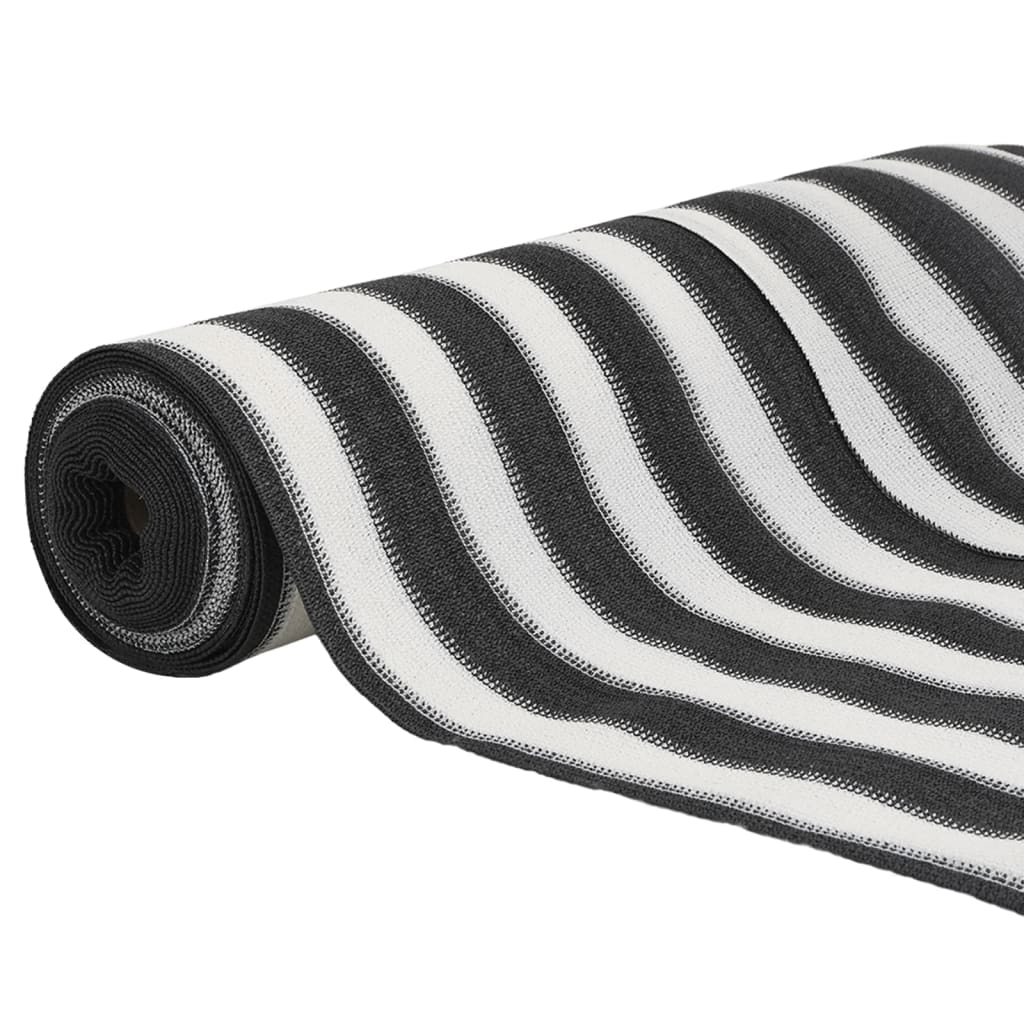 vidaXL Privacy Net Anthracite and White 2x50 m HDPE 195 g/m² 3