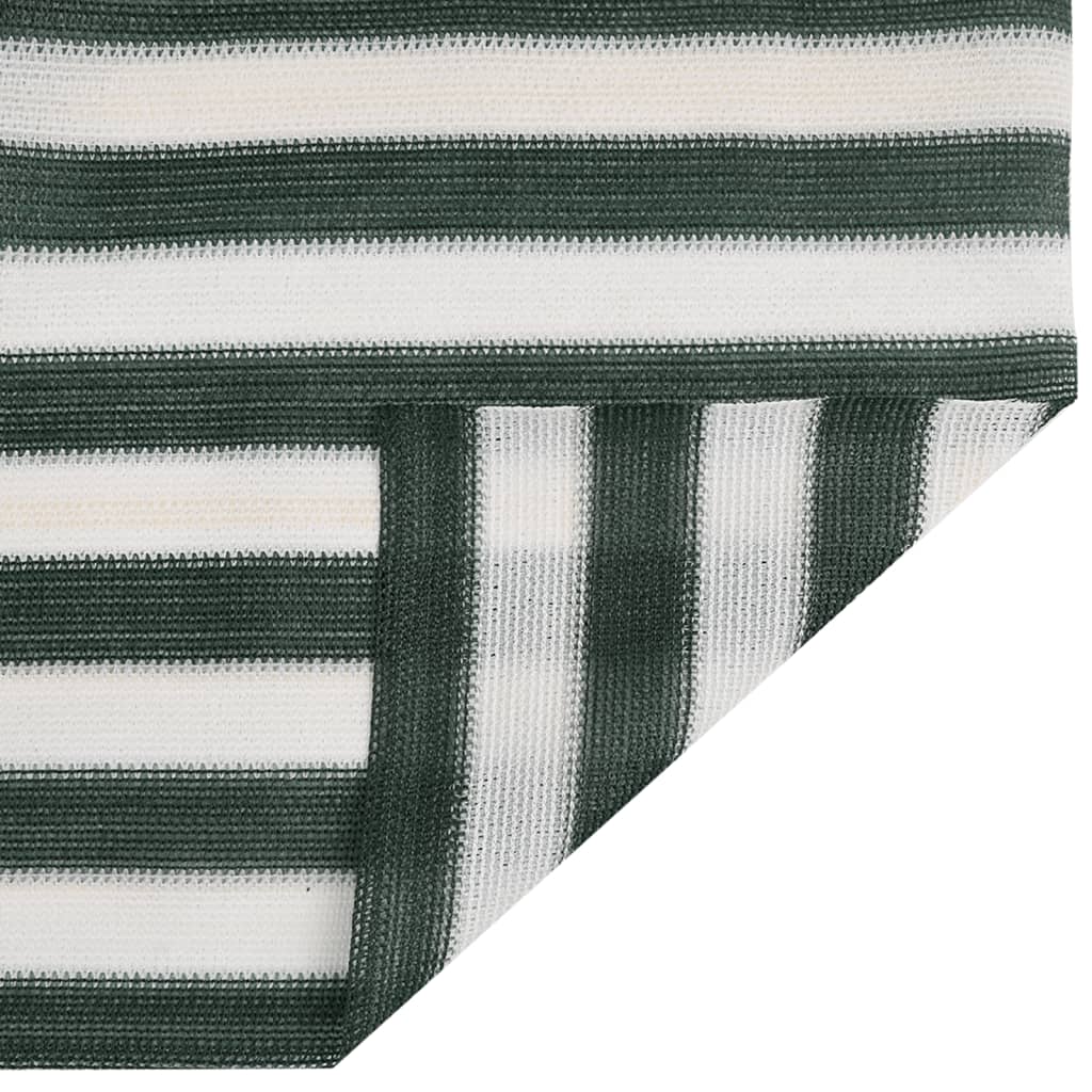 vidaXL Privacy Net Green and White 2x10 m HDPE 195 g/m² 4