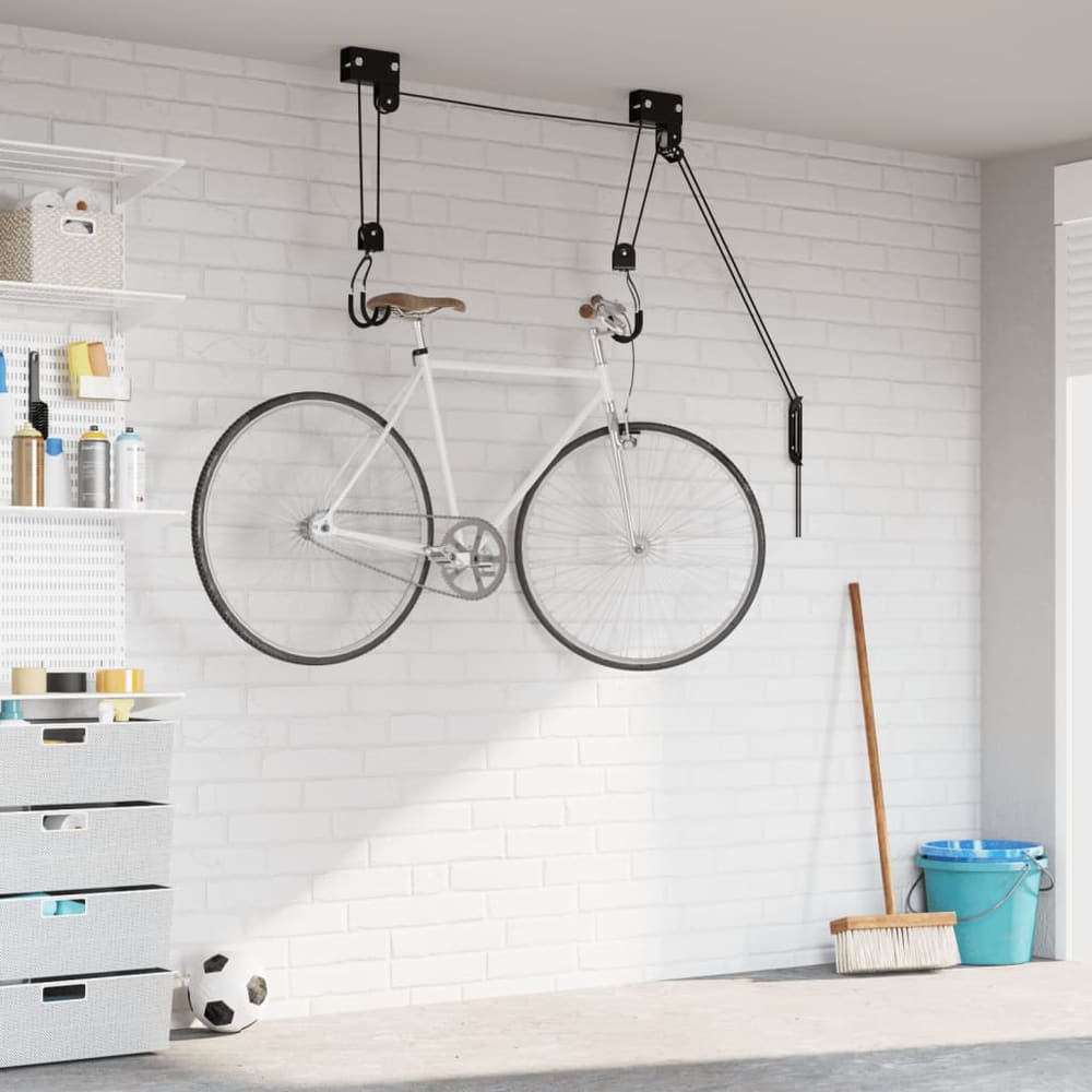 vidaXL Bike Hoist with Ceiling Mount 57 kg 3