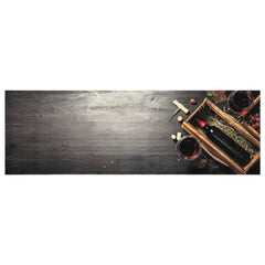 vidaXL Kitchen Rug | Multicolour | Velvet (100% polyamide), Latex | 180x60 cm 2