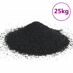 vidaXL Aquarium Sand 25 kg Black 0.2-2 mm 2