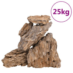 vidaXL Dragon Stones 25 kg Mixed Colour 10-30 cm 2