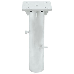 vidaXL In-Ground Parasol Base Silver 16x16x39.5 cm Steel 2
