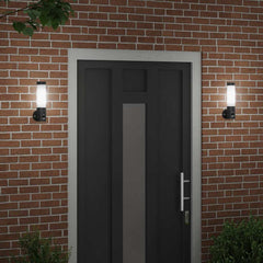 vidaXL Outdoor Wall Light 2 pcs Black 12 x 8.5 x 29 cm 3