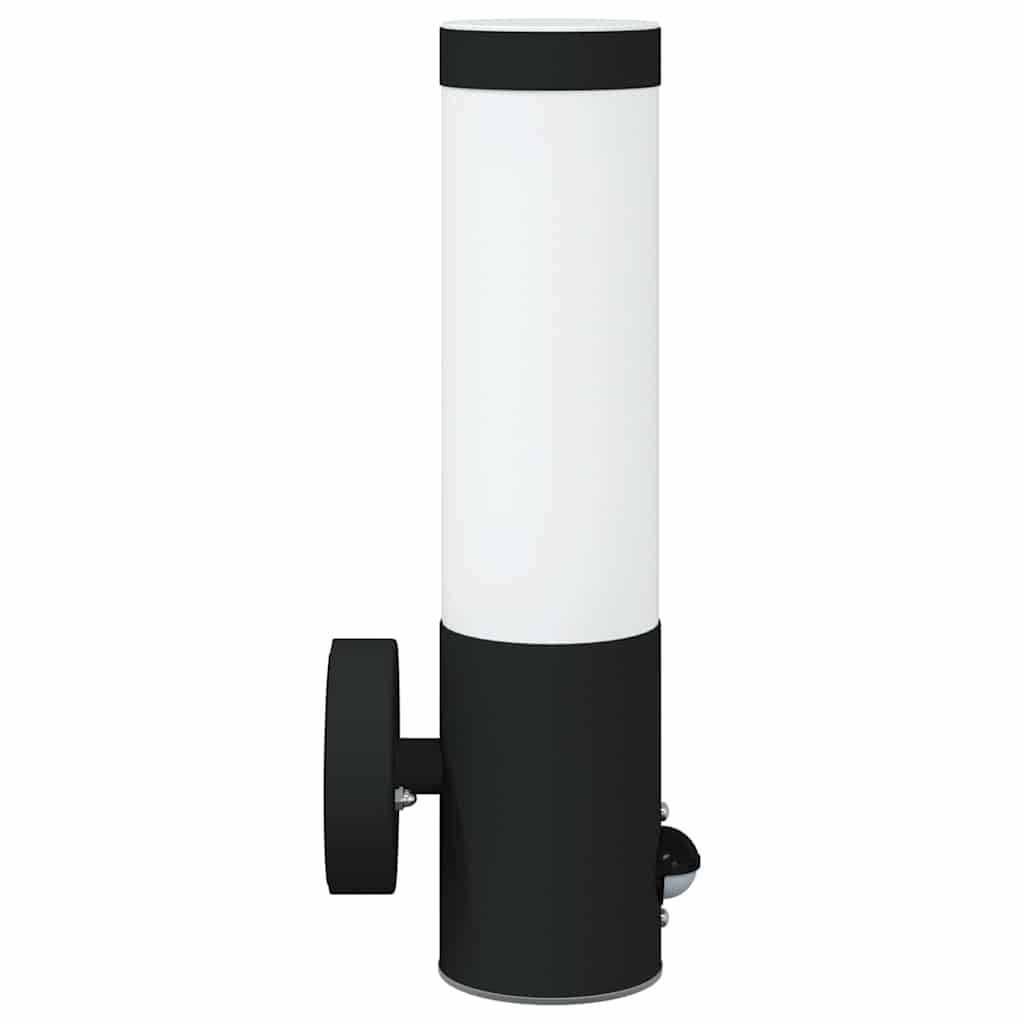 vidaXL Outdoor Wall Light 2 pcs Black 12 x 8.5 x 29 cm 6