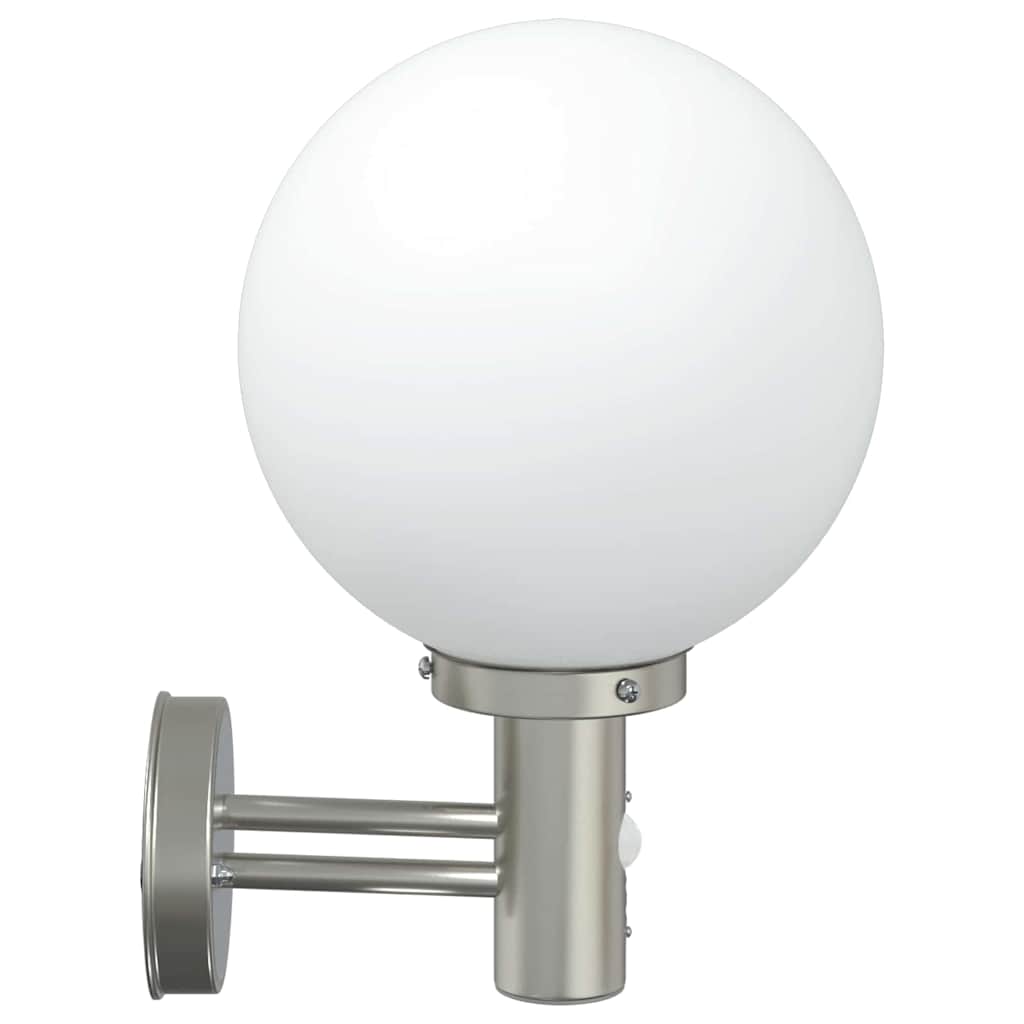 vidaXL Outdoor Wall Light Silver 28 x 25 x 38 cm 5