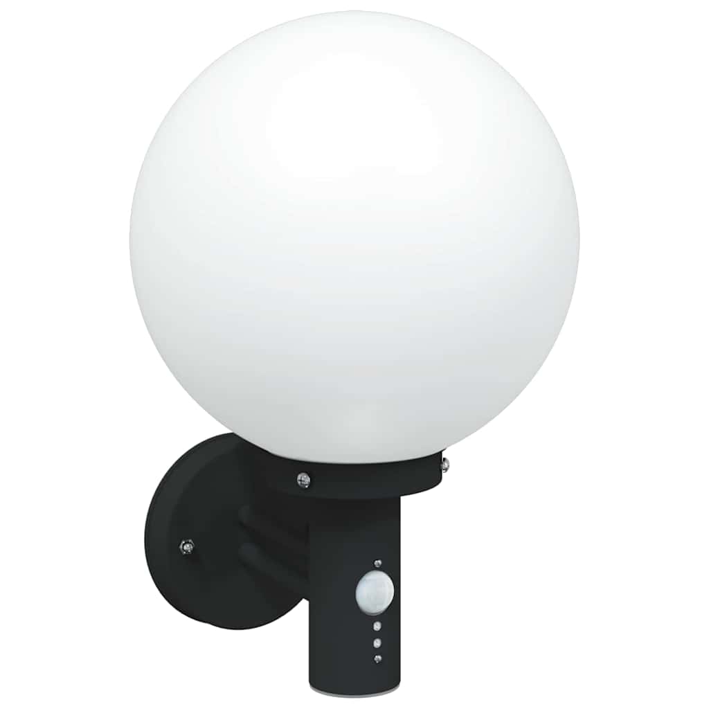 vidaXL Outdoor Wall Light Black 28 x 25 x 38 cm 2