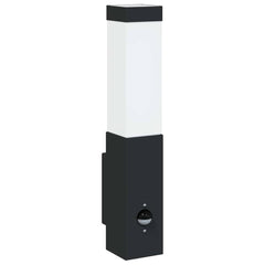 vidaXL Outdoor Wall Light 2 pcs Black 10.5 x 6 x 33 cm 4