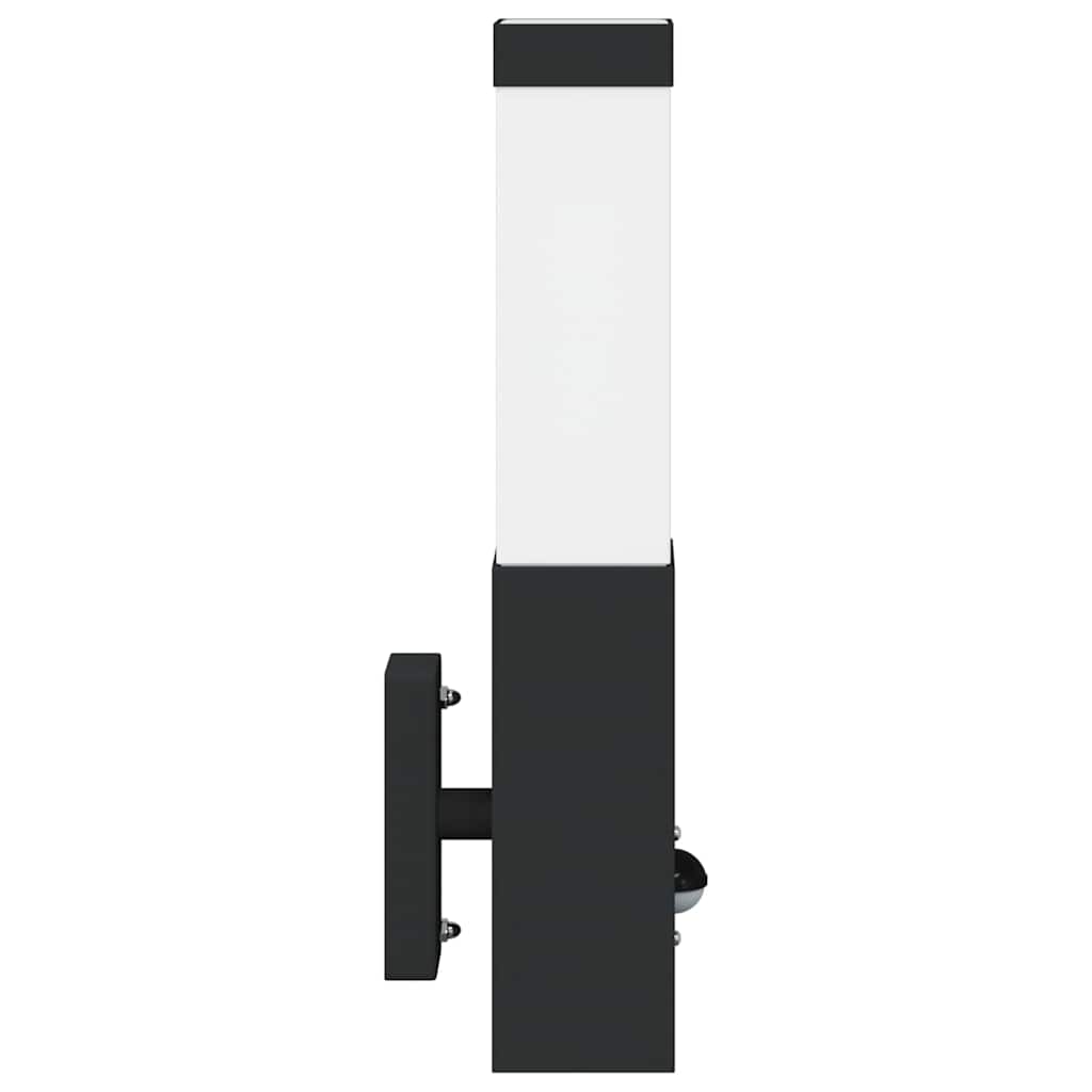 vidaXL Outdoor Wall Light 2 pcs Black 10.5 x 6 x 33 cm 6