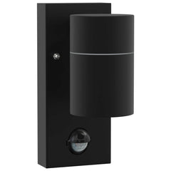 vidaXL Outdoor Wall Light 2 pcs Black 6.5 x 10.5 x 16 cm 4
