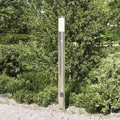 vidaXL Bollard Light with Sensor&Outlet 110 cm Stainless Steel IP44 3