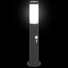 vidaXL Bollard Lights with Sensor 3pcs 50 cm Stainless Steel IP44 5
