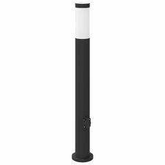 vidaXL Bollard Lights with Outlet 3pcs 80 cm Stainless Steel IP44 4