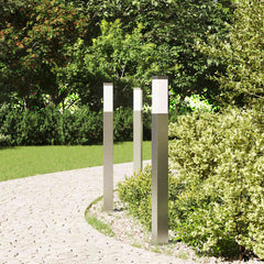vidaXL Bollard Lights 3 pcs 80 cm Stainless Steel IP44 3