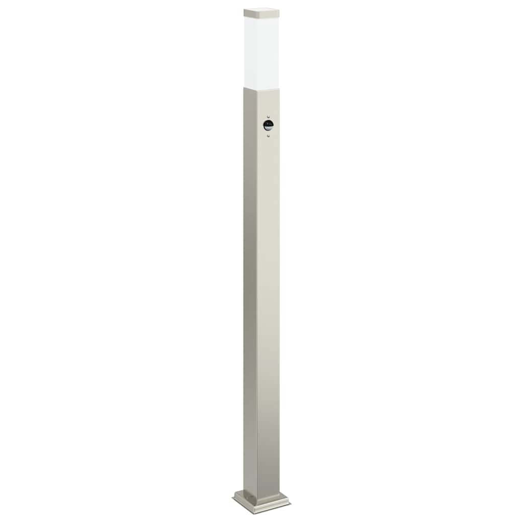 vidaXL Bollard Lights with Sensor 3 pcs 110 cm Stainless Steel IP44 4