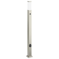 vidaXL Bollard Light with Sensor&Outlet 110 cm Stainless Steel IP44 2