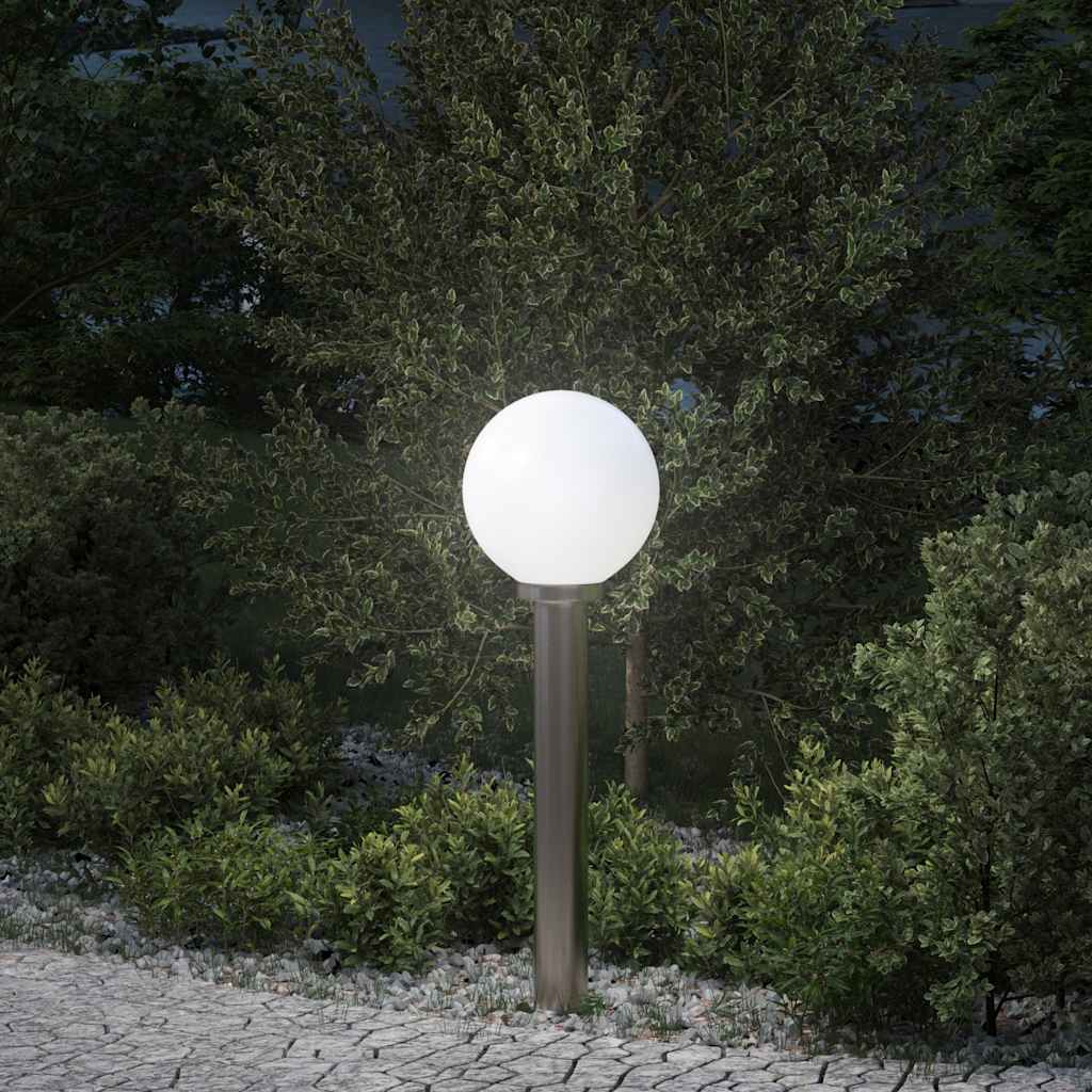 vidaXL Bollard Light 80 cm Stainless Steel IP44 1