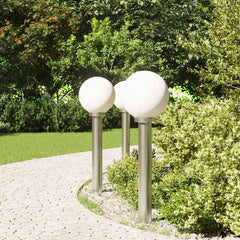 vidaXL Bollard Lights 3 pcs 80 cm Stainless Steel IP44 3