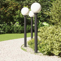 vidaXL Bollard Lights 3 pcs 120 cm Black IP44 3