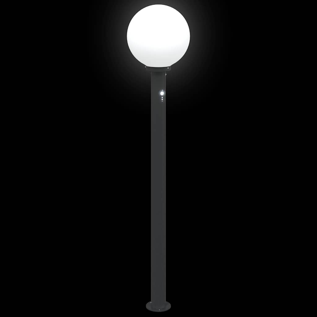 vidaXL Bollard Light with Sensor 120 cm Black IP44 6