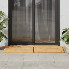 vidaXL Bath Mats 2 pcs 70x50 cm Bamboo 4