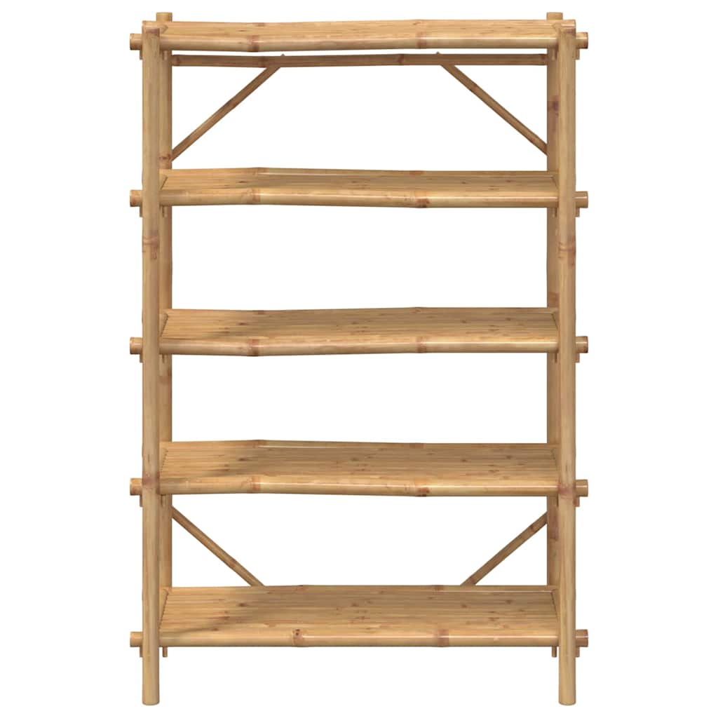 vidaXL 5-Layer Shelf 100x40x150 cm Bamboo 4