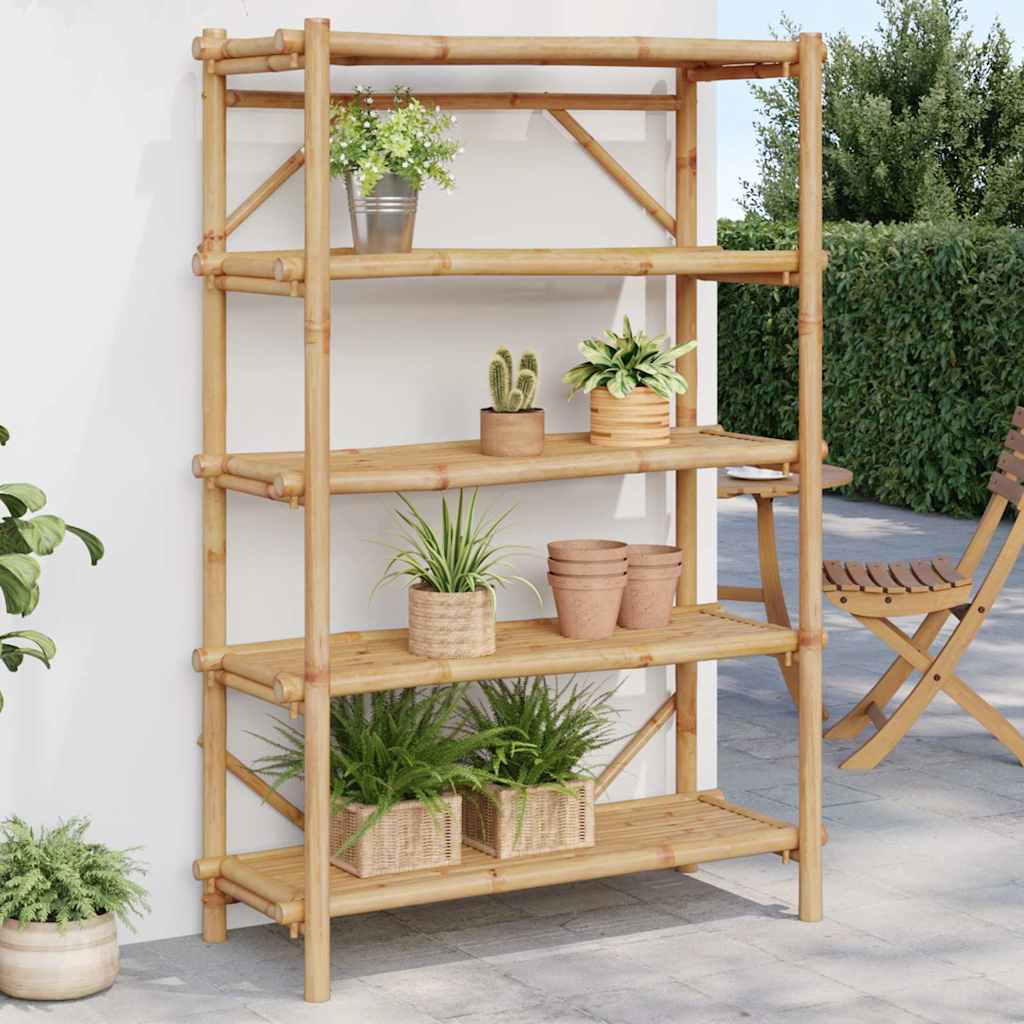 vidaXL 5-Layer Shelf 100x40x150 cm Bamboo 1
