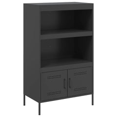 vidaXL Highboard Black 68x39x113 cm Steel 2